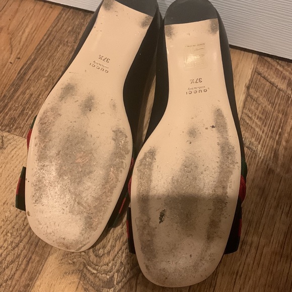 Gucci Web Bow Star Studs Ballet Flat - Picture 4 of 4